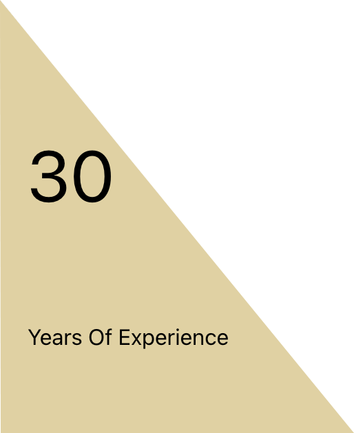 30 years of roofing experience - Easy Roofing badge