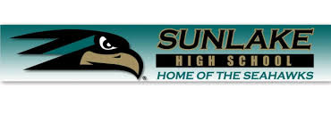 Sunlake High School Seahawks sponsorship logo