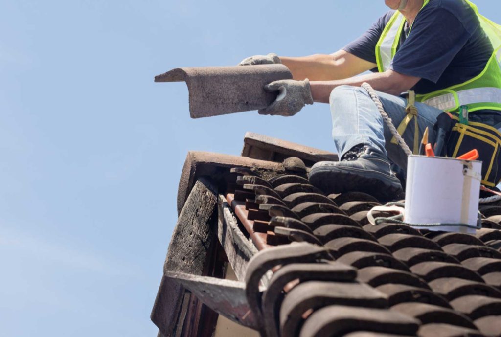 Roof inspection and leak sealing