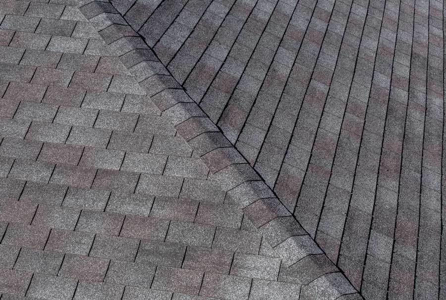 Roof installation project by licensed contractor